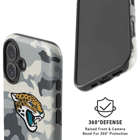 NFL Jacksonville Jaguars Camo iPhone 16 Plus Magsafe Impact Case